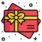 Illustration of gift cards